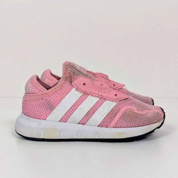Adidas Swift Run Pink Sneakers Toddler Girls 10 - Picture 1 of 10